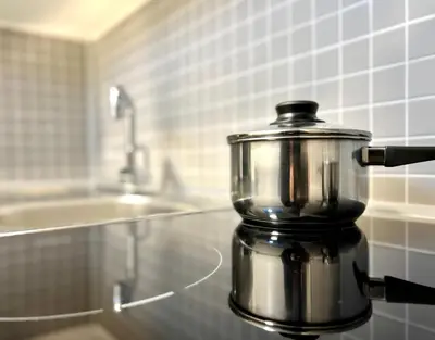 Küche/Küchenzeile in der Unterkunft Apartment kleine Auszeit