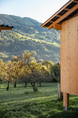 Naturlandschaft in der Nähe des Chalets