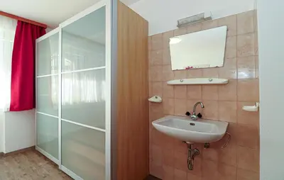 Ein Badezimmer in der Unterkunft Ferienwohnung Mit Ausblick