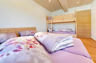 Ein Bett oder Betten in einem Zimmer der Unterkunft AuszeitHof Vögel