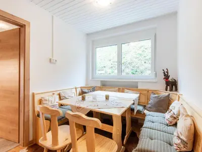 Ein Sitzbereich in der Unterkunft Ferienhaus Feldkirch mit Aussicht