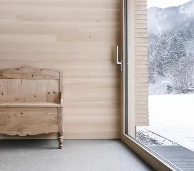 Grundriss der Unterkunft Ferienhaus Schihütte Mellau