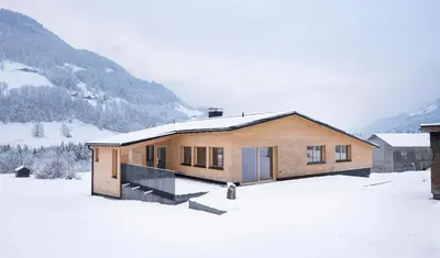 Ferienhaus Schihütte Mellau im Winter