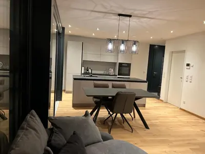 Küche/Küchenzeile in der Unterkunft Haus Am Anger Dornbirn