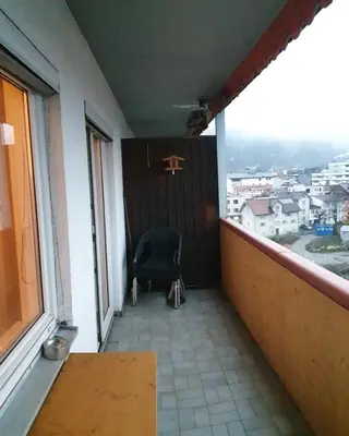 Ein Balkon oder eine Terrasse in der Unterkunft Alpen Appart Bludenz City