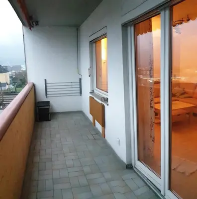 Ein Balkon oder eine Terrasse in der Unterkunft Alpen Appart Bludenz City