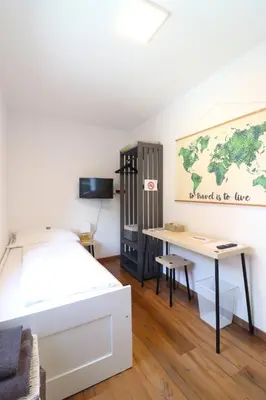 Ein Bett oder Betten in einem Zimmer der Unterkunft Montfort Apartments - Feldkirch