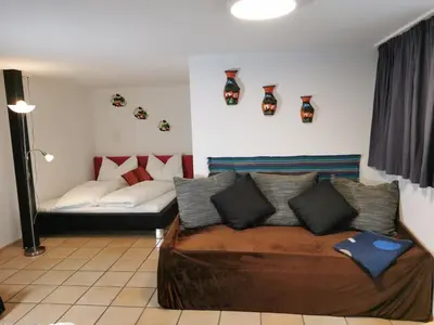 Ein Bett oder Betten in einem Zimmer der Unterkunft Studio Mario