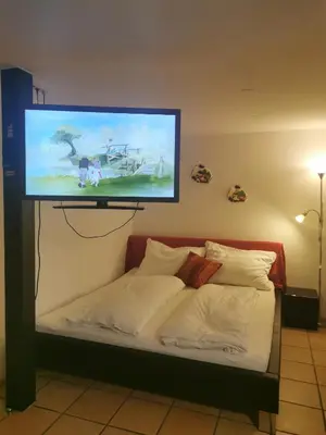 Ein Bett oder Betten in einem Zimmer der Unterkunft Studio Mario