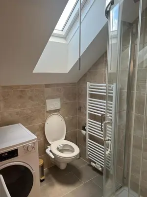 Ein Badezimmer in der Unterkunft Ferienwohnung Alpina