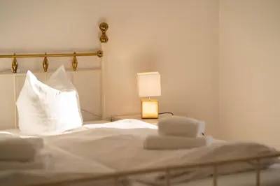 Ein Bett oder Betten in einem Zimmer der Unterkunft homy Central City Oasis in Dornbirn