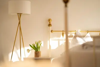 Ein Bett oder Betten in einem Zimmer der Unterkunft homy Central City Oasis in Dornbirn