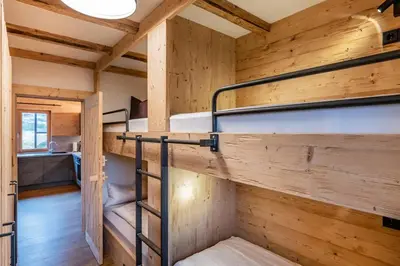 Ein Bett oder Betten in einem Zimmer der Unterkunft Pfefferkornhütte
