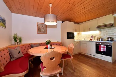 Küche/Küchenzeile in der Unterkunft Gästehaus Felder