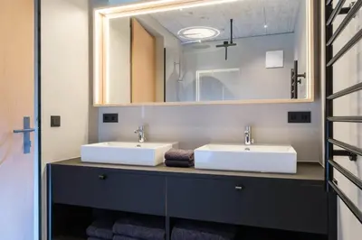 Ein Badezimmer in der Unterkunft HEUBERG 1014 - FERIEN - Wohnen