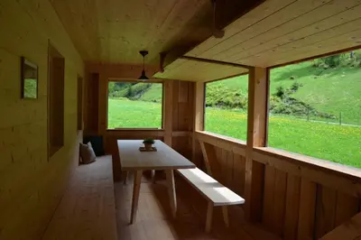 Ein Garten an der Unterkunft Ferienhaus Rimsgrund