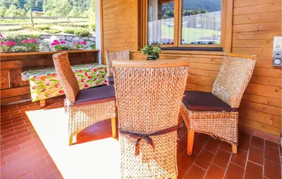 Ein Sitzbereich in der Unterkunft Gemuetliche Ferienwohnung