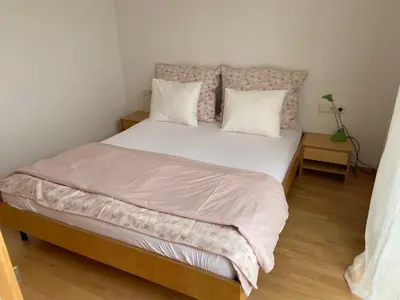 Ein Bett oder Betten in einem Zimmer der Unterkunft Haus Elke